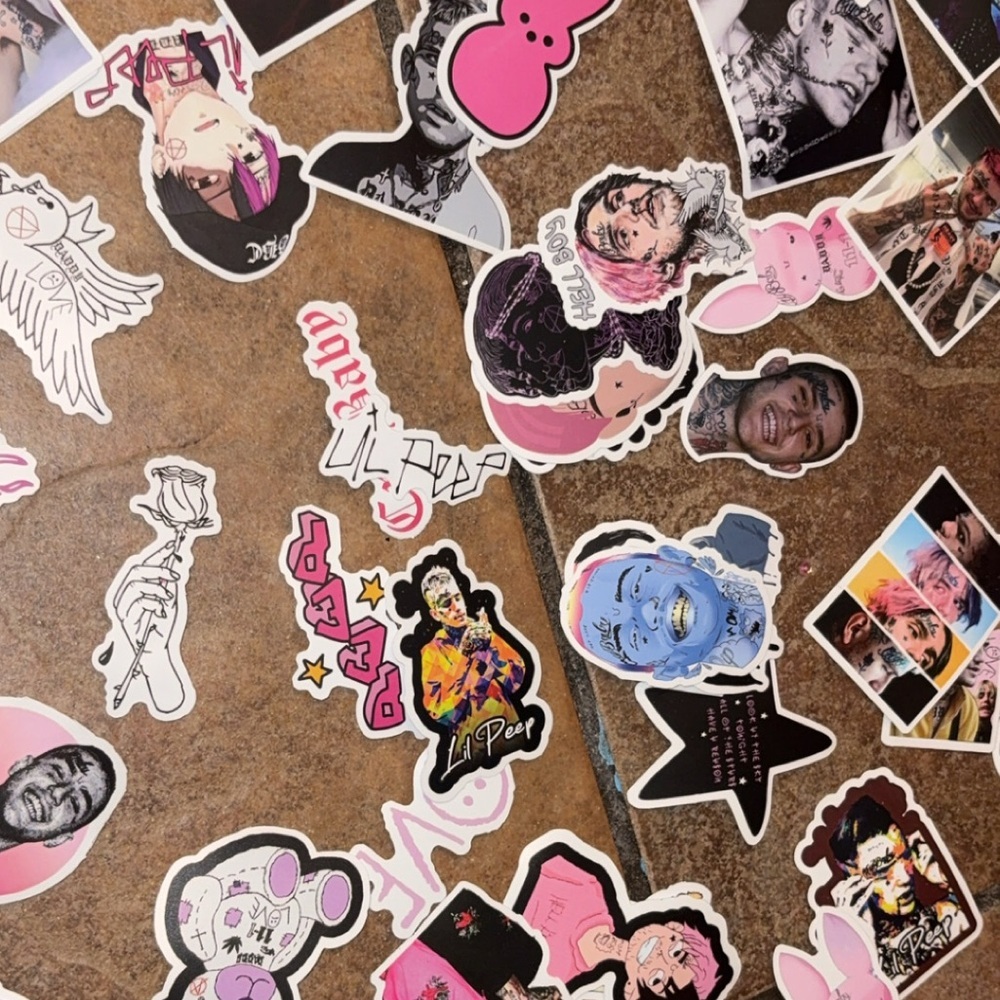 Lil peep stickers 10 pack #lilpeep